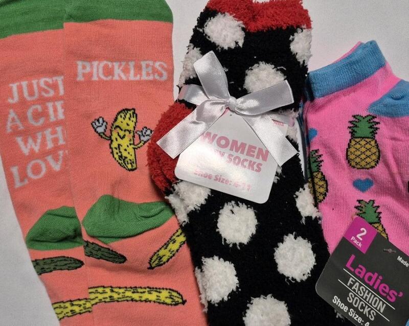 3 New sz 40-43 & 4-10 Ladies Socks