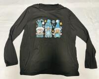New Men&rsquo;s XL Long-Sleeved Christmas Shirt with Gnome Graphic