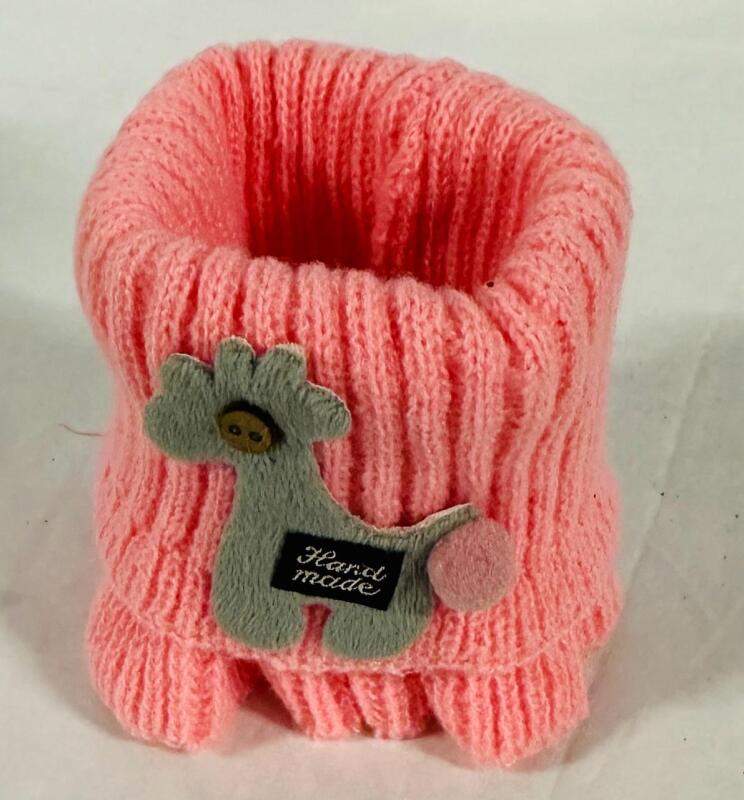 New Kids Handmade Neck Warmer with Reindeer Decoration