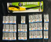 Birthday Candle Lot, Includes EZ-Squeeze Lighter and 26 Numbered Candles