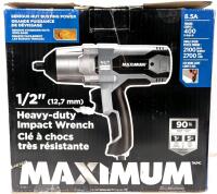[Light Wear] MAXIMUM &frac12;" (12,7mm) Heavy Duty Impact Wrench 054-2099-6, Tested For Power, Retails $199.99