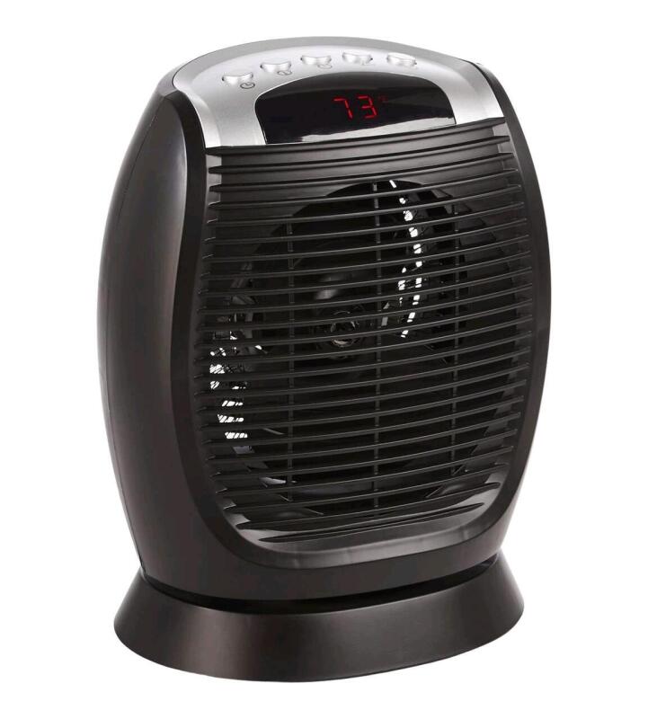 New For Living DIGITAL FAN HEATER, For Small To Medium-Sized Spaces, 3 Power Settings, Retails $59.99