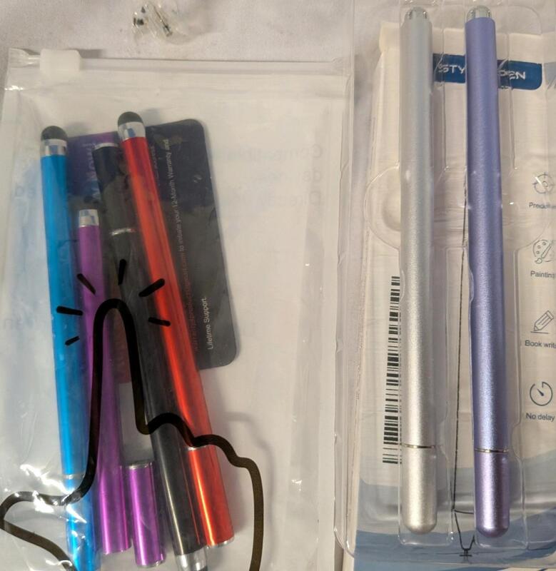 6 New Styluses. Longest 5.75"