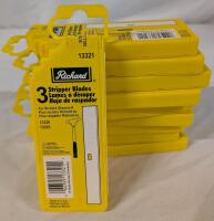 10 New Richard Stripper Blade 3 Packs. Part No 13321