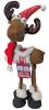New The Best, Derpiest Plush Freestanding Moose Christmas Countdown Calendar EVER! 23" Tall