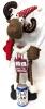 New The Best, Derpiest Plush Freestanding Moose Christmas Countdown Calendar EVER! 23" Tall - 2