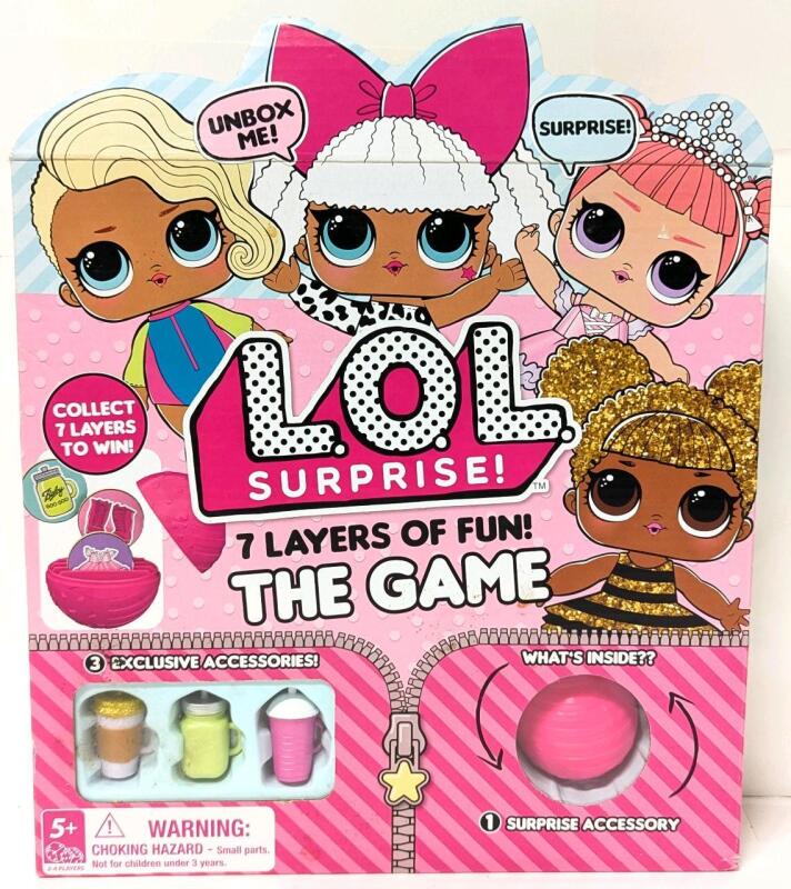 New L.O.L. SURPRISE!! 7 Layers of Fun: The Game With 3 Exclusive Accessories & 1 Surprise Accessory
