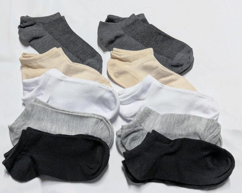 10 New Pairs Size 36-39 Ankle Socks