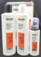 [See Desc] NIOXIN Pro Clinical #4 3-Piece Set for Colored/Dry/Damaged Hair, 100ml-300ml