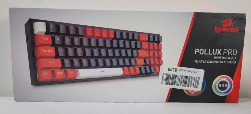 New - Red Dragon Wired 78-Key Gaming Keyboard .
