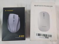 As New - Two (2) Computer Wireless Mouse .