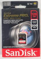 New - SanDisk 128gb Extreme Pro SDXC UHS-I Card .