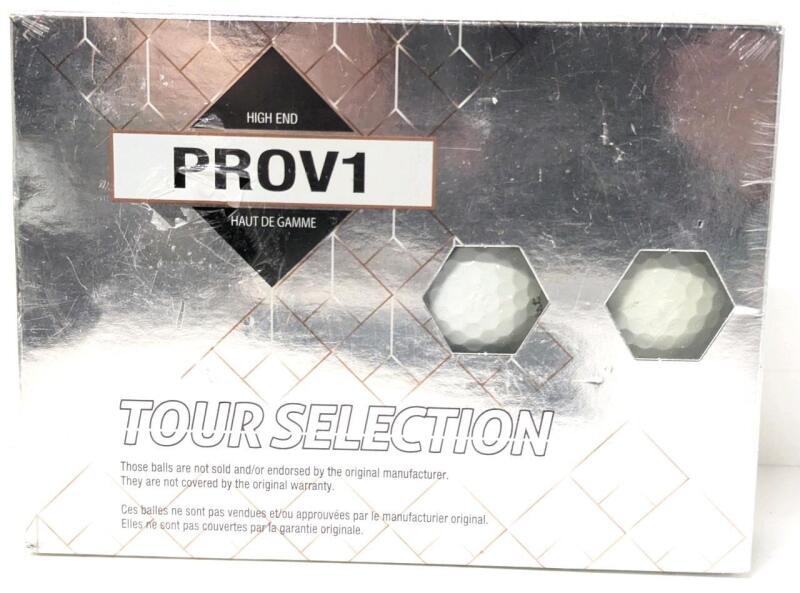 New 12-Pack High End PROV1 Tour Selection Recycled Golf Balls