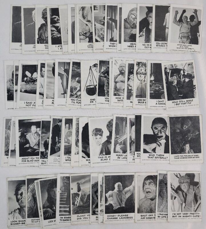 Vintage 1961 Leaf Series 2 Spook Stories Trading Cards , 56 Trading Cards