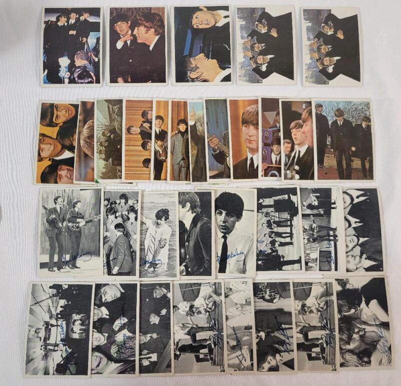 Vintage 1964 Topps The Beatles Trading Card Singles . 33 Trading Cards