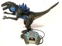Vintage 1998 Toho FAST ATTACK GODZILLA Remote Control Toy, 12 5" Tall, Only Right Button Works (Moves Forward, Making Stomping Sounds), Sold As-Is