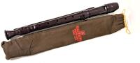 As-New SUZUKI Soprano German 8-Hole Recorder SRG-405 With Bag, Fingering Guide & Rod