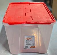 HDX 49 Liter Flip-Top Tote, 15.5" &times; 22.2" &times; 12.5"