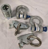 6 Pieces of Assorted Hardware.