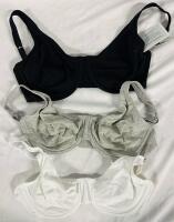 3 New Size 36C Fruit of the Loom Cotton Stretch Bras