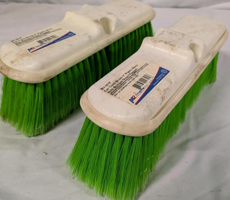 2 M2 9" Vehicle Brush with Bumper