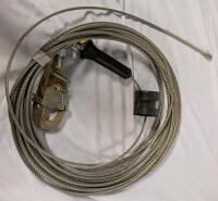 3M&trade; DBI-SALA&reg; Sealed-Blok Galvanised Cable Assembly, 3900105, with hook. Exact Length unknown, more than 20 Feet.