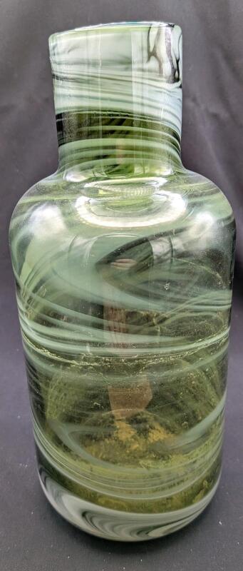 10.5" Tall Swirl Pattern Vase. Designed by Iina Vuorivirta