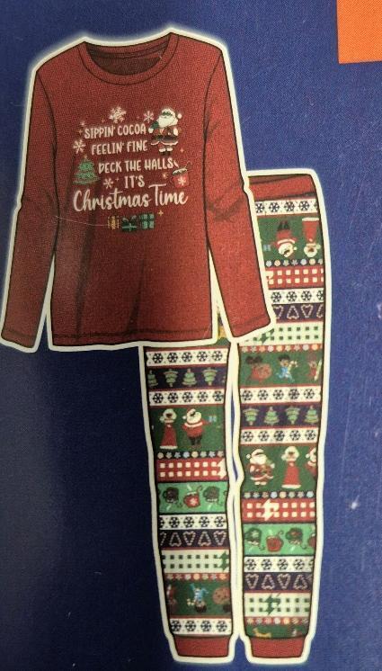 New sz XL Ladies Christmas PJ Set