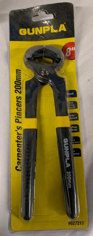 New Gunpla 8" Carpenter's Pliers.
