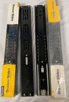 6 Ball Bearing Drawer Slides. 14" Long.