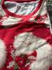 New Women&rsquo;s Size XL Cute Kitten Print Festive Cat Sweater T-Shirt - Red & White Paws & Bows Long Sleeve Round Neck Machine Washable 100% Polyester Stock photos added - 6
