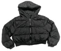 New Size 1XL Women's Cropped Puffer Jacket With Hood