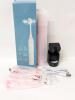 New Pink Rechargeable Waterproof Electric Toothbrush With 3 Soft Brush Heads, Wall Holder, LED Reminder Light, 5 Different Strength Levels, Smart Timer & Excellent Battery Life - 2
