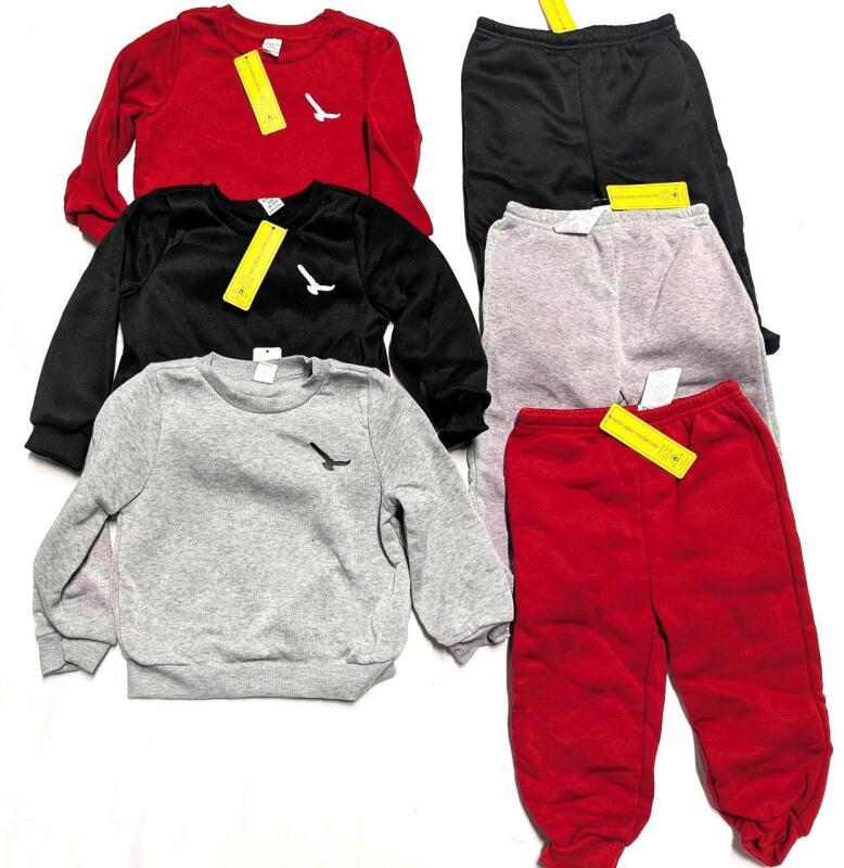 New 6pc Size 18-24 Months Jogging Pants & Sweatshirt Sets