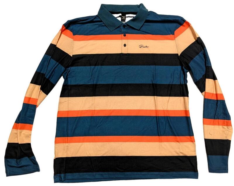 New Size XXL Men's Long Sleeve "Paris" Golf Shirt