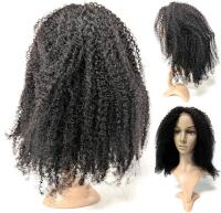 New 22" Long Super Dense Kinky Curls Full Lace Wig