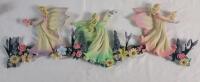 New - Collection Etc. 3pc. Garden Angel Swag Garden Art . Measures 38"&times;9.5" when Assembled
