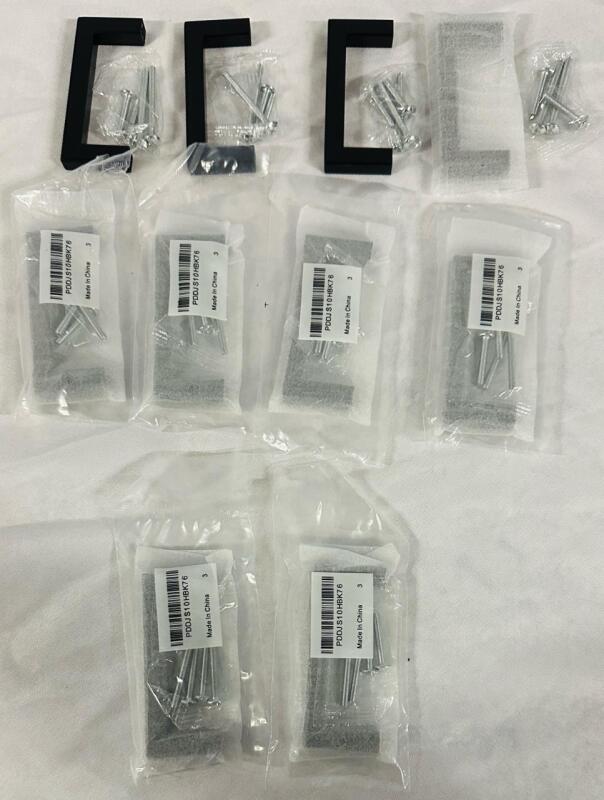 10 New Drawer Handles with Fasteners, 3.5&rdquo; by 1.5&rdquo;