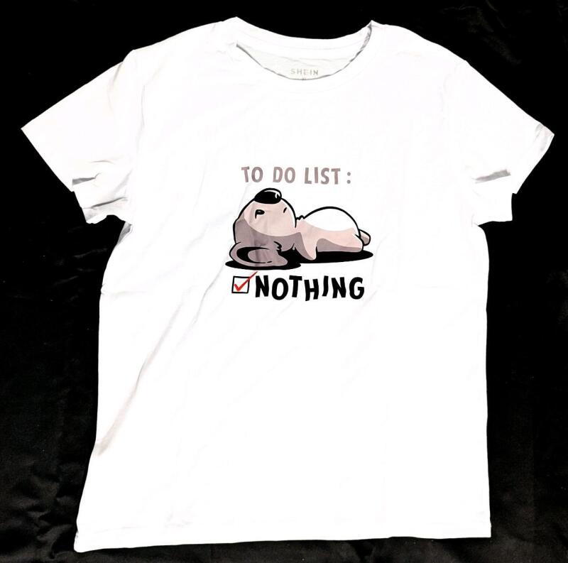 New Size XL Women's "To Do List: Nothing" Koala Graphic T-Shirt