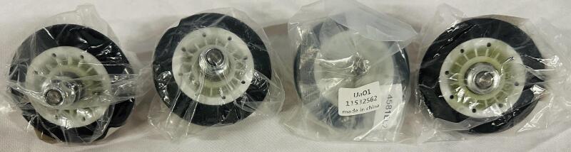 4 New M10 Dryer Drum Rollers, Approx. 3&rdquo; Diameter