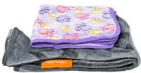 2 New Super Soft Minky Pet / Lap Blankets, 20" &times; 30" & 30" &times; 41"