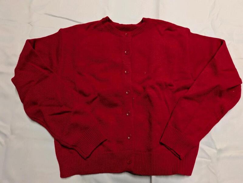 New Kids Size Large Button Up Sweater. 18" from Neck to Waist