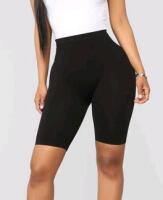 New - Women's Size Small Fashion Nova Effortless Seamless Biker Shorts , Black .
