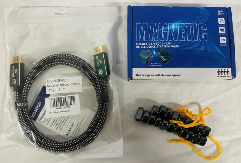 2 Home Goods, Includes New Mochou 8K 1.5m HDMI Cable and Magnetic Strategy Game