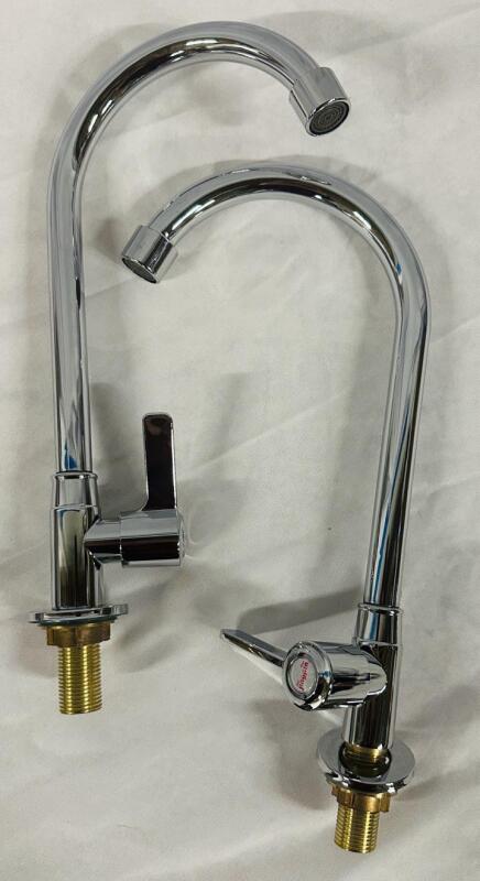 2 Jingpin Single-Lever Kitchen Sink Faucets, 13&rdquo; Tall