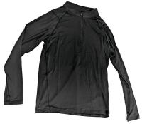 New Size MED Men's Quarter Zip Long Sleeve Workout Top