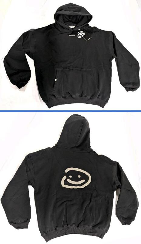 New Size LG Men's DRMERS CLUB Smiley Logo Hoodie, Retails For $130 (Sold Out!)