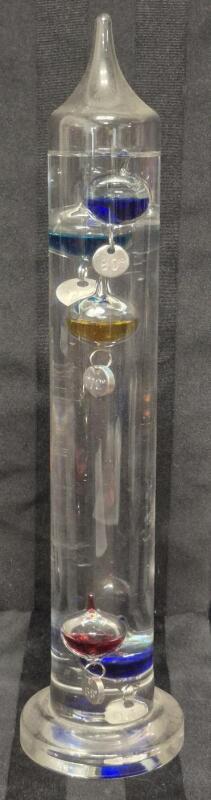 13.5" Free Standing Galileo Thermometer