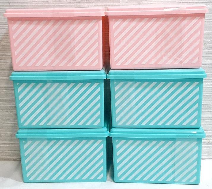 6 New Plastic Recipe Boxes
