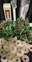 Vintage Christmas Decor - 3 New Electric Lamps 7" Tall